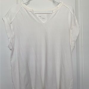 Aerie Cream Short Sleeve Tee